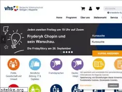 Sites similar to bergische-vhs.de