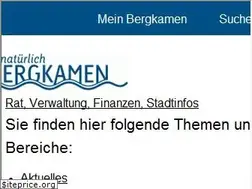 Sites similar to bergkamen.de
