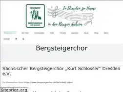 Sites similar to bergsteigerchor.de