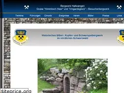 Sites similar to bergwerk-hallwangen.de