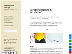 Sites similar to berichtsheft-vorlage.de