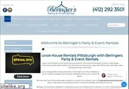 Sites similar to beringerspartyrentals.com