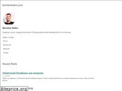 Sites similar to berislavbabic.com
