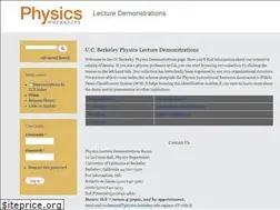 Sites similar to berkeleyphysicsdemos.net