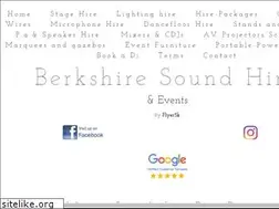 Sites similar to berkshiresoundhire.co.uk