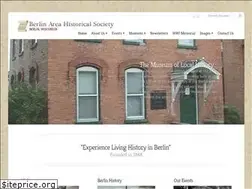 Sites similar to berlinareahistoricalsociety.com