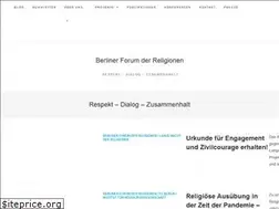 Sites similar to berliner-forum-religionen.de