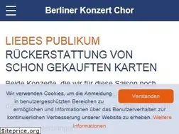 Sites similar to berliner-konzert-chor.de