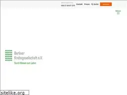 Sites similar to berliner-krebsgesellschaft.de