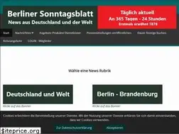 Sites similar to berliner-sonntagsblatt.de
