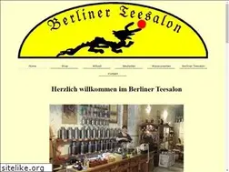 Sites similar to berliner-teesalon.de