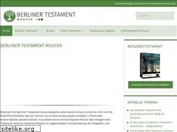 Sites similar to berliner-testament-muster.de