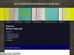 Sites similar to berliner-u-bahn.info