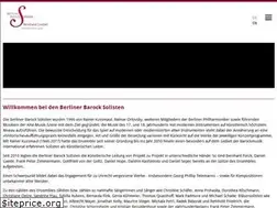 Sites similar to berlinerbarocksolisten.de