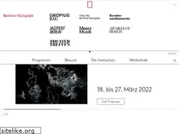 Sites similar to berlinerfestspiele.de