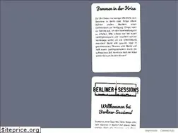 Sites similar to berlinersessions.de