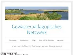 Sites similar to berlinimfluss.de