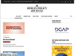 Sites similar to berlinpolicyjournal.com