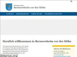 Sites similar to bermersheim-vdh.de