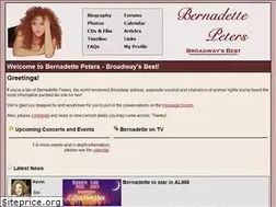 Sites similar to bernadette-peters.com