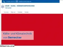 Sites similar to bernecker-kaelte.de