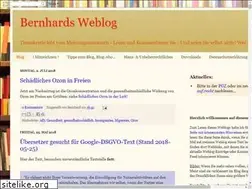 Sites similar to bernhardsweblog.blogspot.com