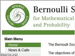 Sites similar to bernoulli-society.org