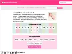 Sites similar to bernu-vardu-nozimes.com