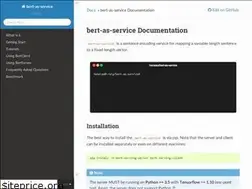 Sites similar to bert-as-service.readthedocs.io
