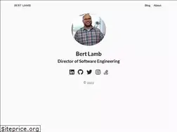Sites similar to bertlamb.com