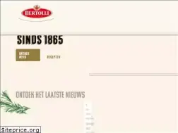 Sites similar to bertolli.nl