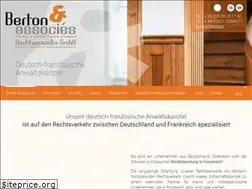 Sites similar to berton-associes.de