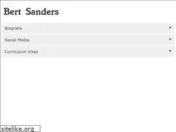 Sites similar to bertsanders.be