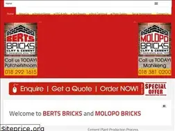 Sites similar to bertsbricks.co.za