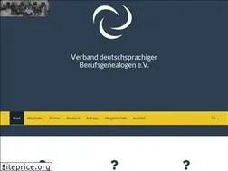 Sites similar to berufsgenealogie.net