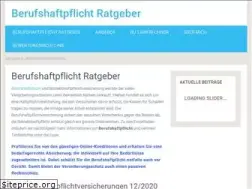 Sites similar to berufshaftpflichtversicherungen-heute.de