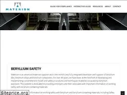 Sites similar to berylliumsafety.com