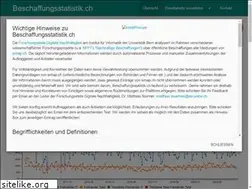 Sites similar to beschaffungsstatistik.ch