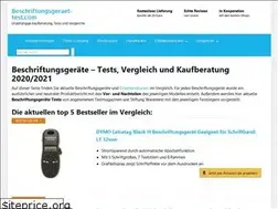 Sites similar to beschriftungsgeraet-test.com