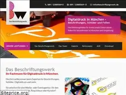 Sites similar to beschriftungswerk.de