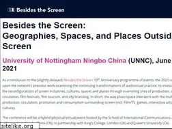 Sites similar to besidesthescreen.com