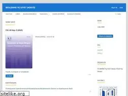 Sites similar to beslenmevediyetdergisi.org