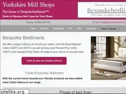 Sites similar to bespokebedlinen.com
