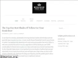Sites similar to bespokefrontdoor.wordpress.com