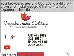 Sites similar to bespokeindiaholidays.com