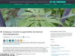 Sites similar to besserlebenmitcannabis.de