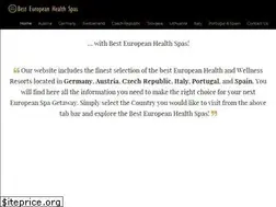Sites similar to best-european-health-spas.com