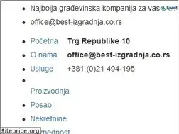 Sites similar to best-izgradnja.co.rs