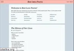 Sites similar to best-love-poems.com
