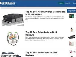 Sites similar to best10choices.com